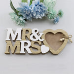 cadre photo bois coeur moderne mr mrs clips decoration valentin mariage famille erotique