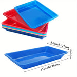 assiettes plastique multicolores rouges blancs verts jaunes bleus modernes enfants activités créatives