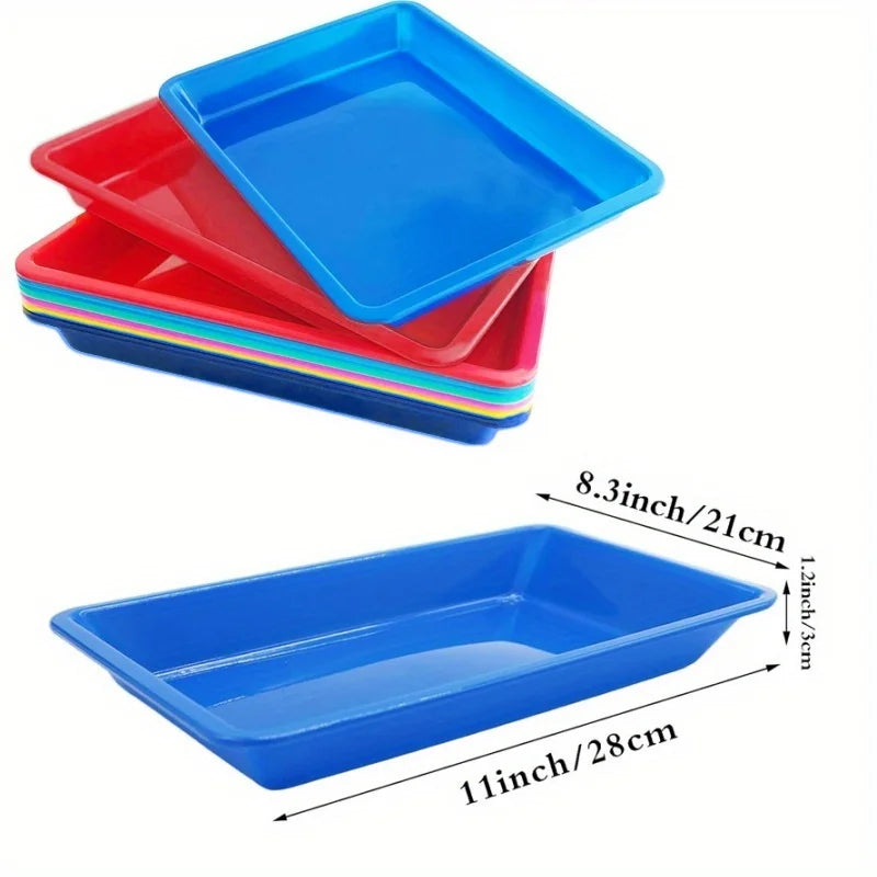 assiettes plastique multicolores rouges blancs verts jaunes bleus modernes enfants activités créatives