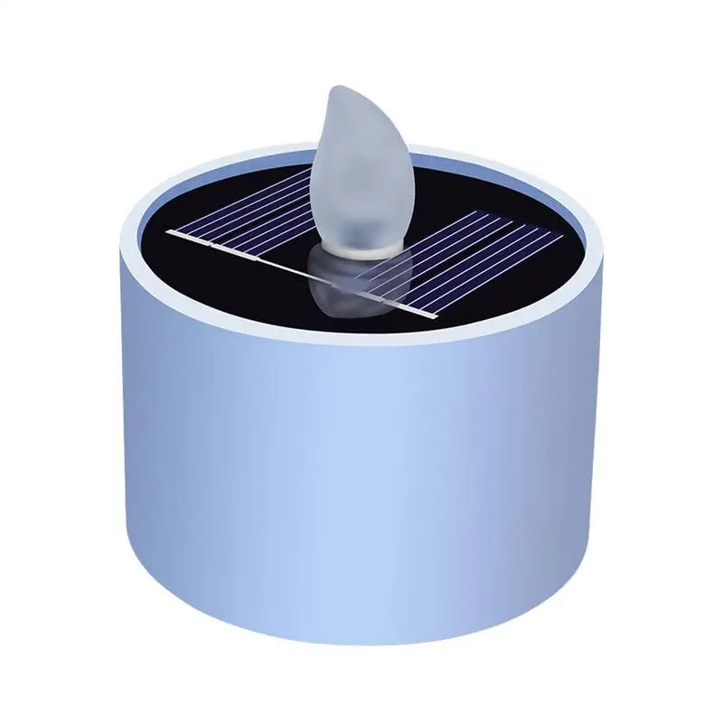 bougies led solaires rechargeables sans flamme blanc modernes decoration exterieure intérieure flickering minimaliste