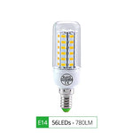 ampoule led e27 e14 56 leds 999 lumens blanc vert grains maïs moderne