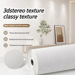 sticker mural moderne texturé 3d blanc rose anti humidité isolation chambre salon