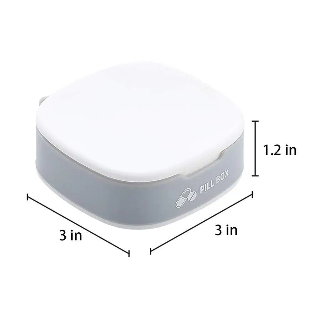 boîte rangement pilules semaines transparente moderne compartiments rigidifiants couvercle pratique portable voyage