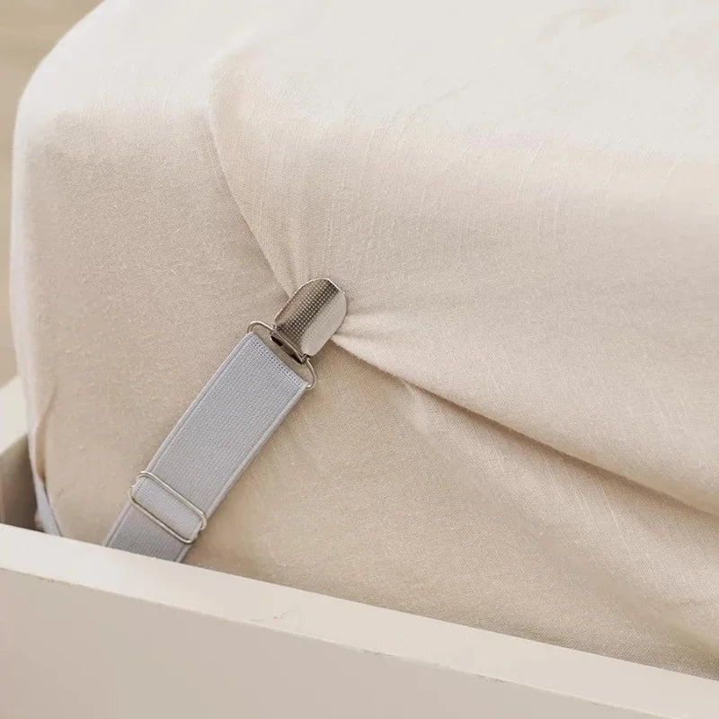 attaches drap réglables minimaliste moderne clips tissu plaques blanches rose blanc gris argenté