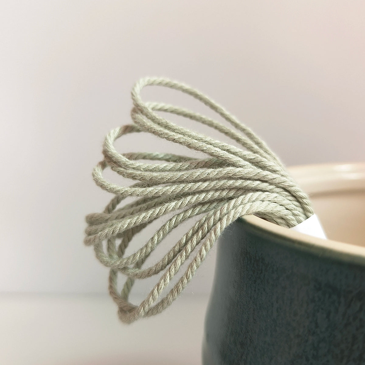 corde macramé coton pur torsadée bijoux artisanaux projets créatifs diy fait main