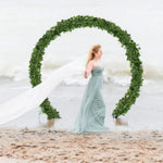 décoration extérieure guirlande artificielle feuilles lierre vertes naturel résistance uv accrochage facile fête mariage