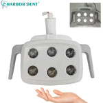 lampe dentaire led sans ombre blanc moderne interrupteur capteur infrarouge