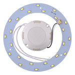 plaque led circulaire blanc moderne 6w 12w 15w 18w diodes integrees connecteur eléctrique