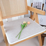 coussin siège fibre polyester coton antidérapant moderne imperméable beige gris bleuversible portable