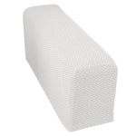 couvre main bleu marine tissé motifs géométriques moderne fixations washable chaise canapé protection meuble