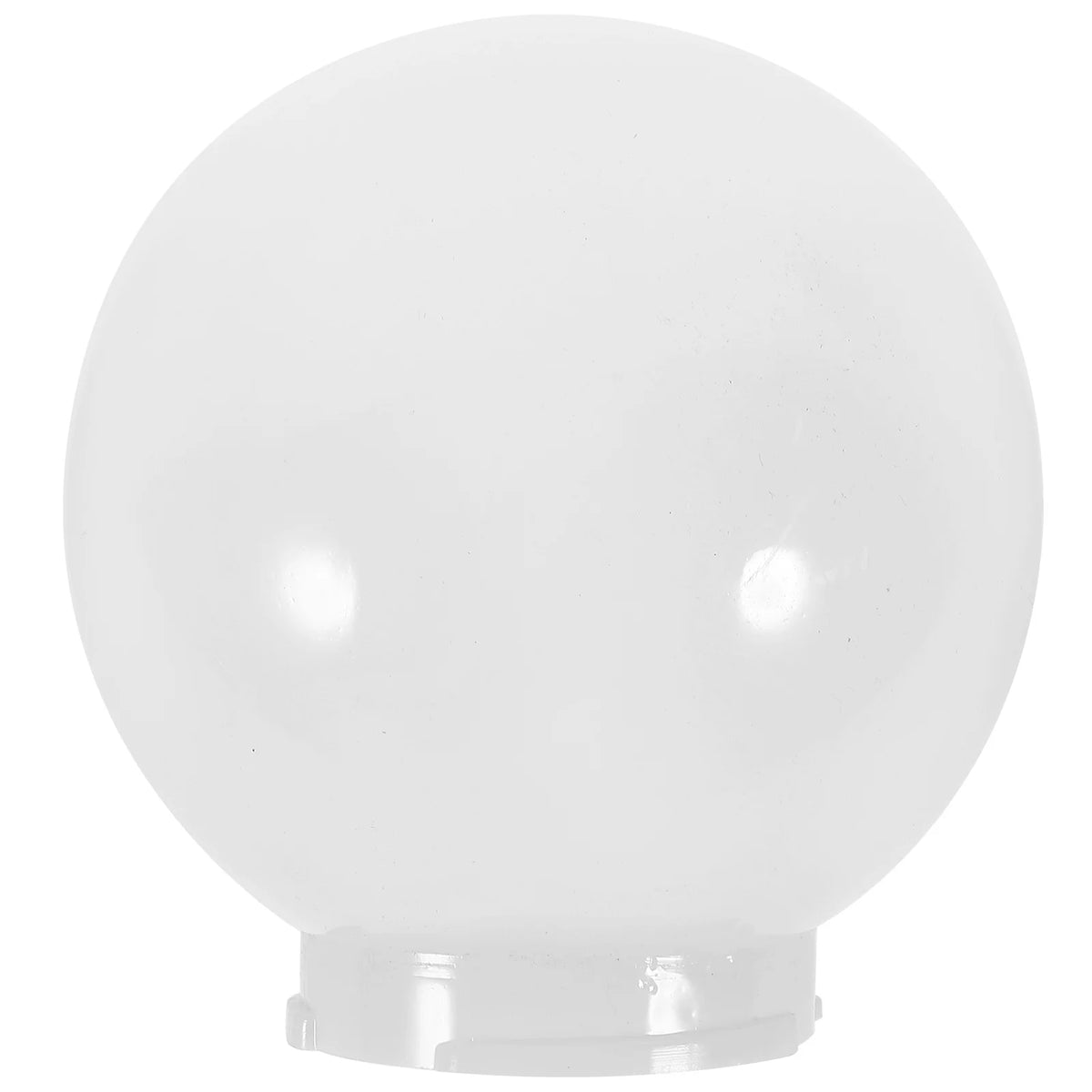 boule lumineuse blanche moderne porche patio lumière couverte globe abat jour verre translucide fixations