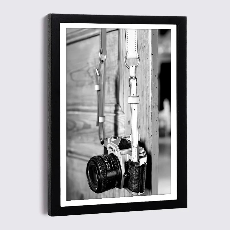 Cadre photo bois design mural salon