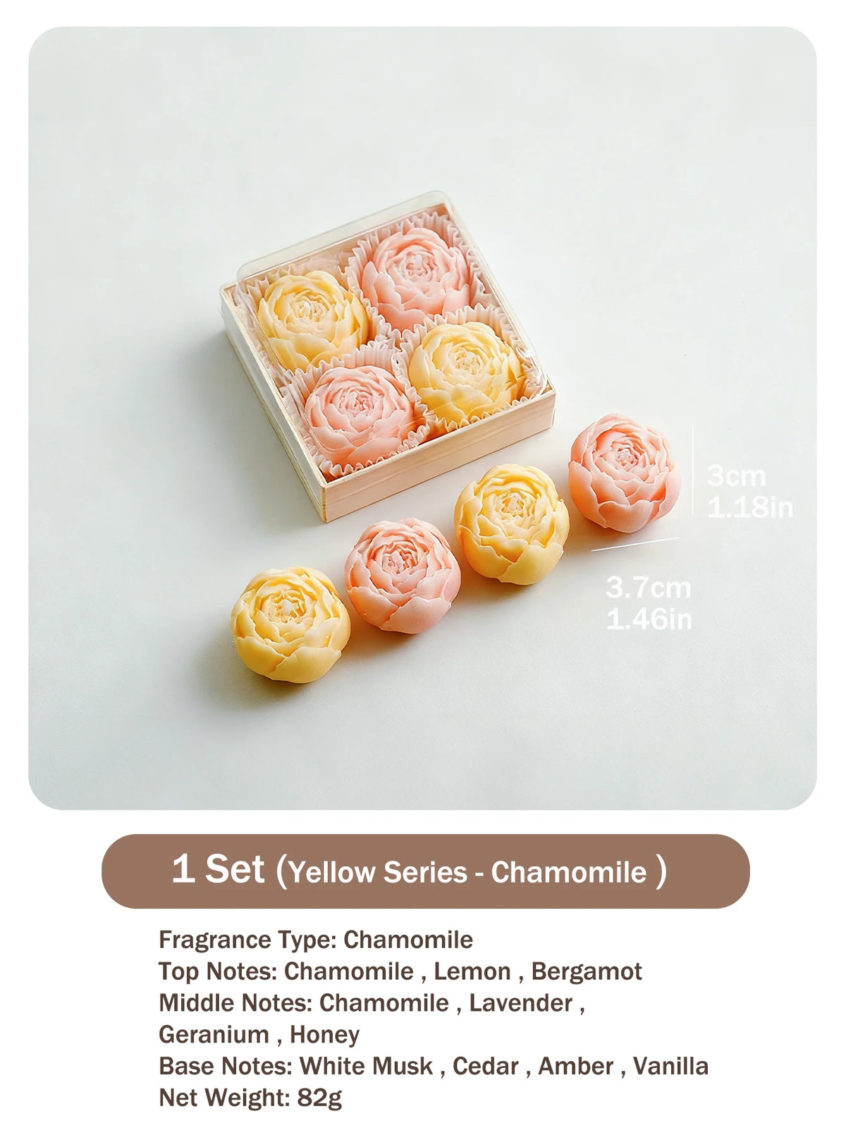 bougies parfumées rose fleur aromathérapie élégantes mariage cadeau femme anniversaire saint valentin