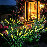 lampe solaire vert jaune épis maïs moderne décorative jardin extérieure étanche ip65 led contemporaine