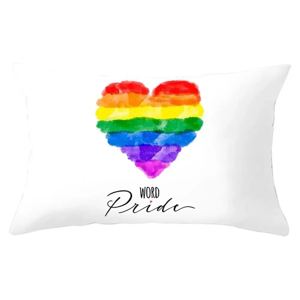 coussin rectangulaire géométrique multicolore décoration intérieure moderne polyester confortable 30x50cm fixations