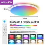 plafonnier led blanc doré moderne télécommande 30w 40w 50w étanche