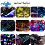 diodes led rouges vertes bleues jaunes kit 100 pieces 2x5x7mm transparentes électronique diy proyectos