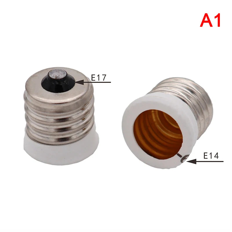 adaptateur lampe led e17 e14 adhésif moderne argenté noir doré lisse brillant