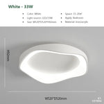 plafonnier led moderne minimaliste acrylique blanc chambre salon entrée lumière