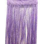 rideaux modernes argentés 1m 2m franges brillantes polyester translucides chambre