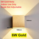applique murale led moderne noir blanc argent or ip65 résistante 110v 240v