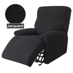 housses fauteuil gris tissu jacquard moderne élastique accueil pièces