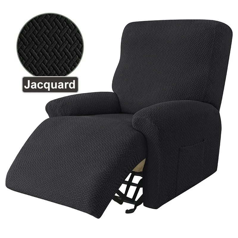 housses fauteuil gris tissu jacquard moderne élastique accueil pièces