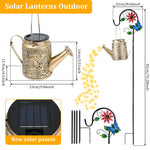 lanterne solaire suspendue led bronze or orientale extérieure ajourée festive autocollante