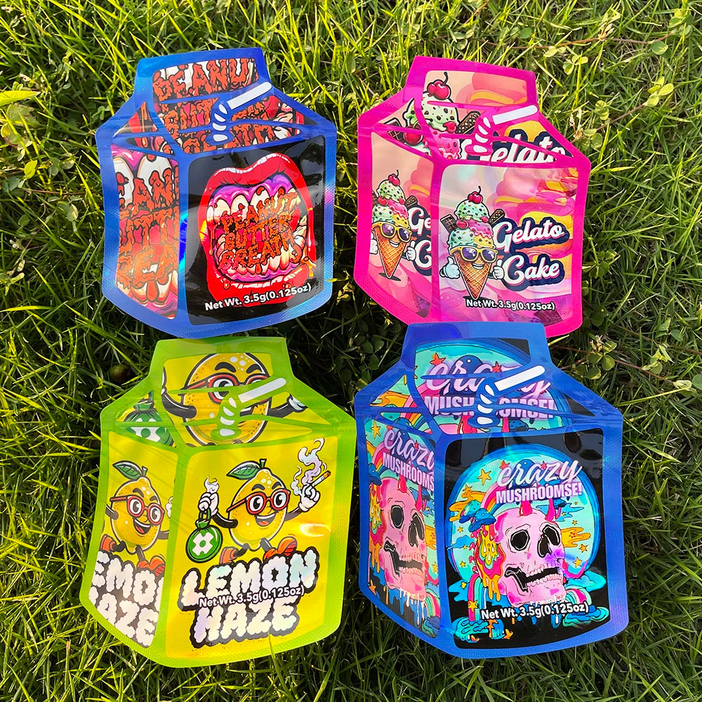 sacs rangement réutilisables multi usages graphiques personnages dessin animé pop art couleurs vives effet