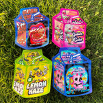sacs rangement réutilisables multi usages graphiques personnages dessin animé pop art couleurs vives effet