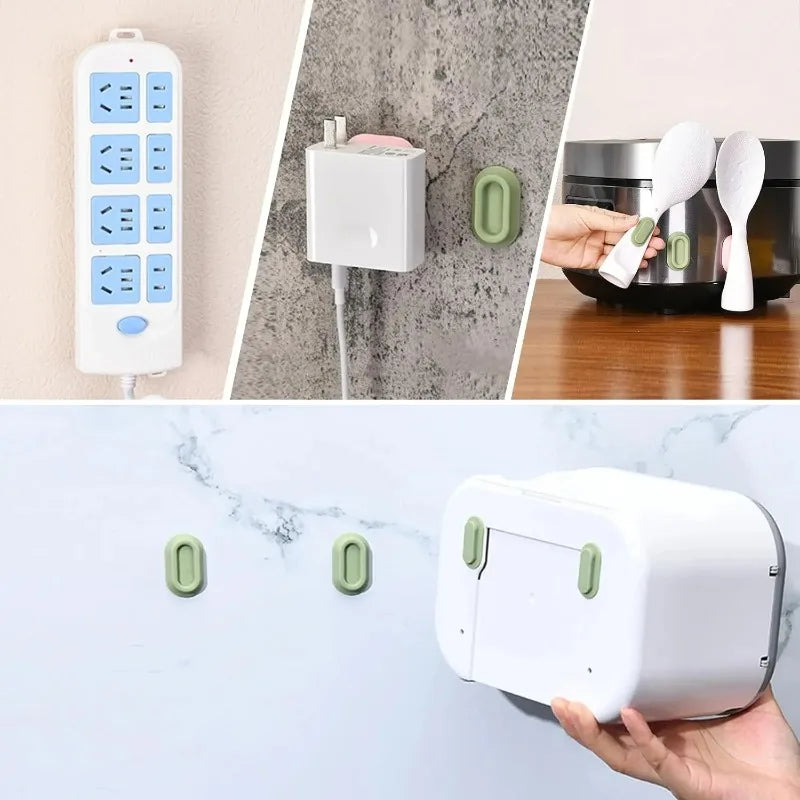 support mural magnétique adhésif vert clair gris rose pâle noir blanc moderne pratique rond