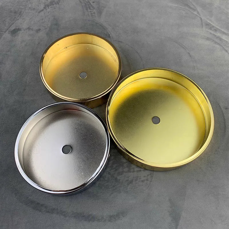 disques métalliques or clair or chrome modernes 10cm 12cm 15cm 16cm 18cm 20cm