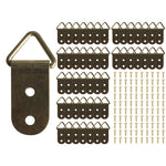 supports tableau photo cadre bronze noir industriels visserie 50 pièces 18x39mm
