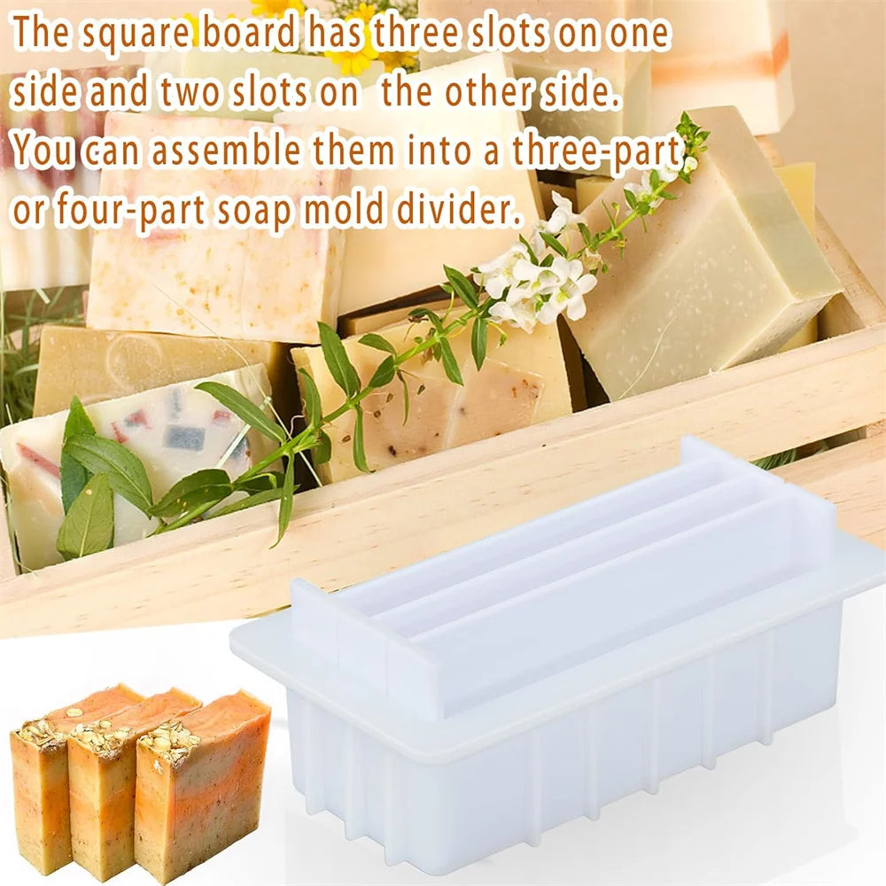 moule savon silicone opaque moderne motifs roses compartiments transparents floral
