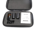 projecteur dentaire led portable chargeur batteries mallette rangement noir orange