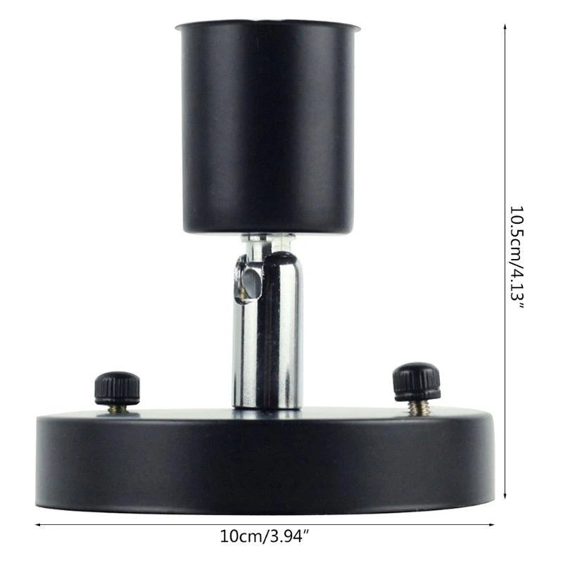 supports lampe moderne vis bronzé noir blanc minimaliste lisses brillants