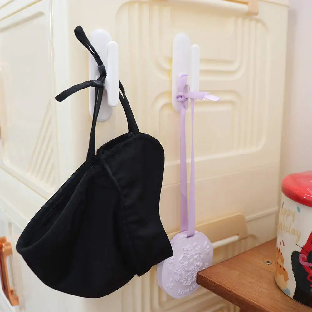 clips fixation adhésifs blancs modernes rideaux sans agrafes utilisation multiple maison plastique