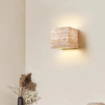 lampe murale moderne ampoules led beige marbrée éclairage ambiance chambre salon minimaliste fixée