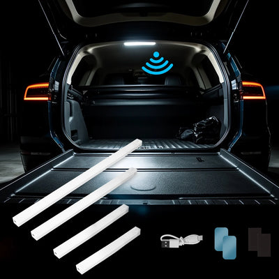Bande lumineuse LED sans fil bleu profond pour intérieur voiture