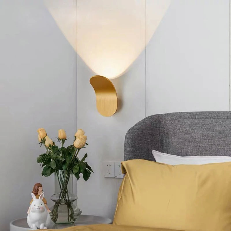 lampes murales modernes led noir bronze or argent cuisine chambre coucher salle manger