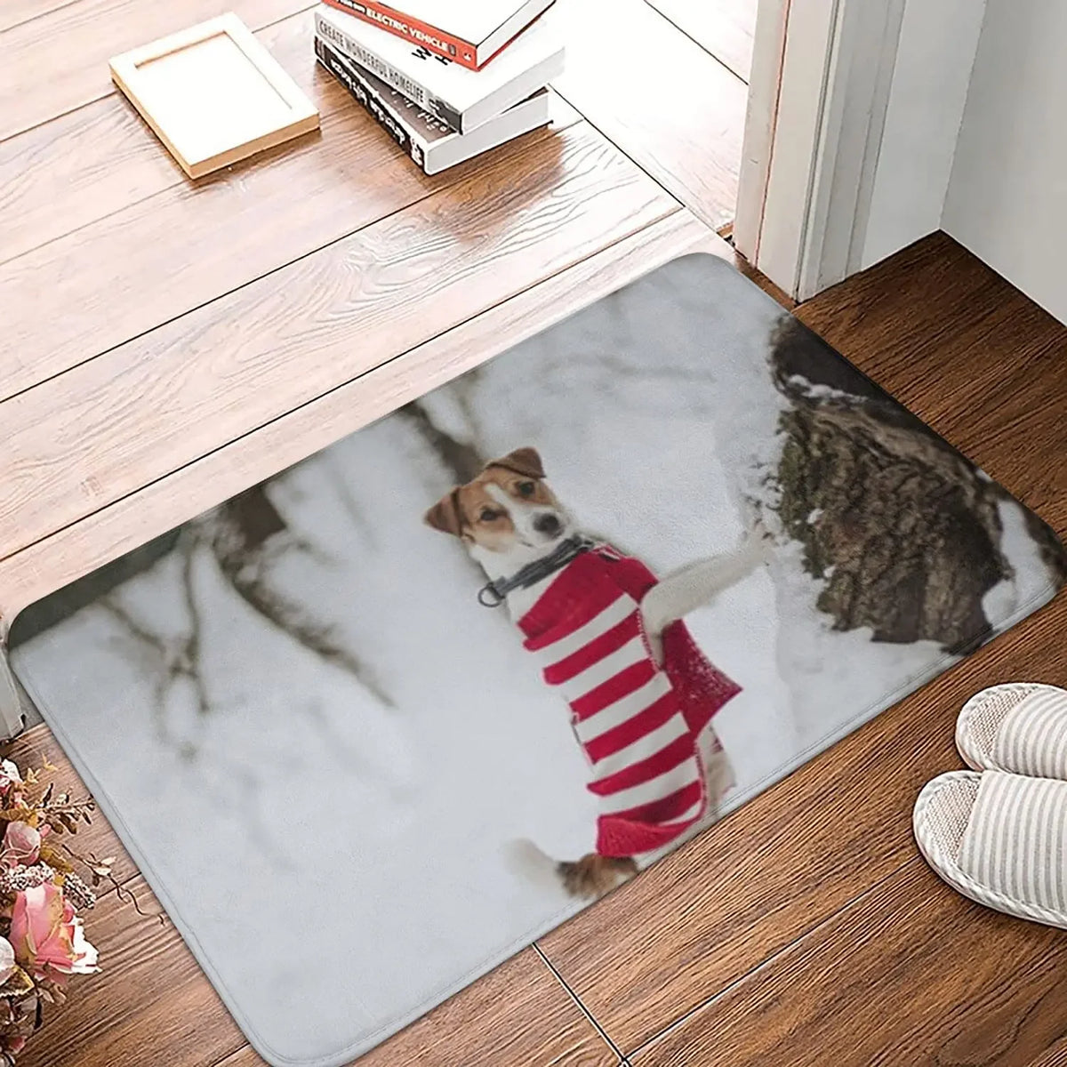 tapis personnalisable imprimé polyester antidérapant moderne noir gris rouge vert bleu