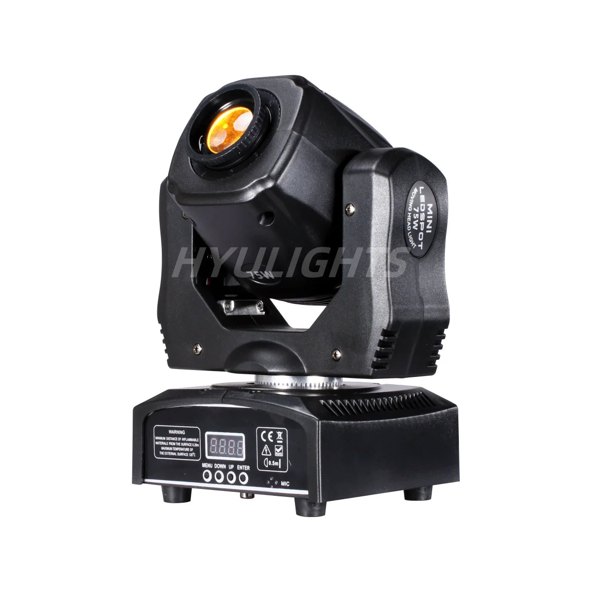 projecteur led professionnel 75w couleurs gobos rotatifs effet arc ciel dmx scènes dj