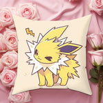 coussin pokémon évee jolteon umbreon illustration dessin animé 30x30cm 40x40cm 45x45cm 50x50cm polyester cotton