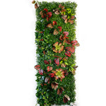 panneau végétal mural plante artificielle herbe décorative jardin extérieur moderne vert rouge blanc