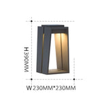 lumière solaire moderne gris contemporaine extérieure autonome led imperméable flux lumineux faible facile