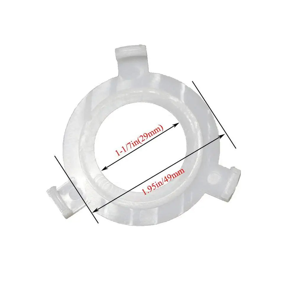anneau suspension abat jour blanc moderne transparent 29mm 49mm fixe lampe table applique murale