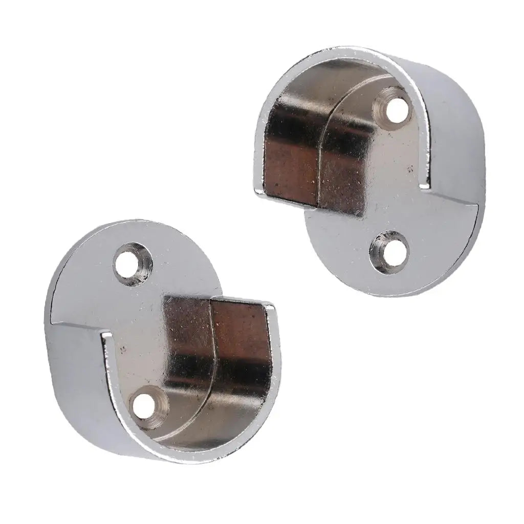 support tige argenté moderne fixations rail rideau finitions accessoire fenêtre traitement métal