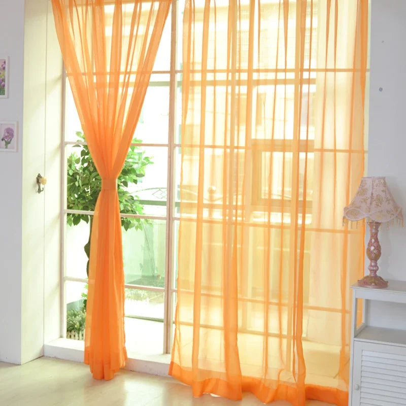 rideaux transparents moderne blanc motif plissé vertical décoration salon chambre coucher