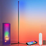 lampe led moderne noire rgb controle application télécommande flux 249 2000w aluminium