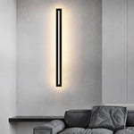 lampe murale led moderne gris or blanc noir 40cm 60cm 80cm éclairage quotidien